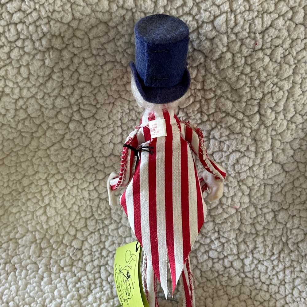Annalee Red, White, and Blue Uncle Sam Figurine - Picture 4 of 6